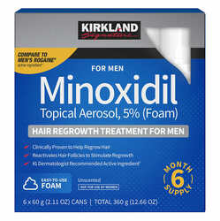 Пена Миноксидил 5% Киркланд Minoxidil Kirkland Foam 3 флакона