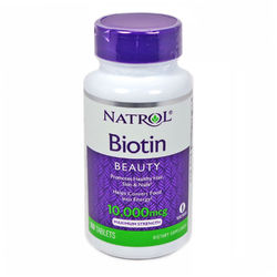 Витамины Биотин Natrol Biotin 10мг 100 таблеток